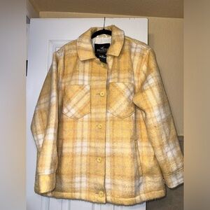 Hollister Plaid Flannel Jacket NWT Large
